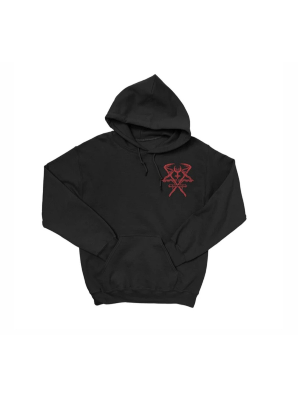 Lorna Shore Men's Black and Red Graphic Hoodie Size L - Picture 2 of 8